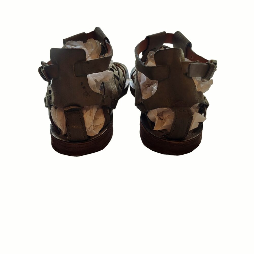 A.S.98 Army Green Sandals Size 37 - Picture 4 of 11